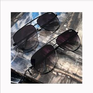 Quay High Key 62mm Oversize Aviator Sunglasses